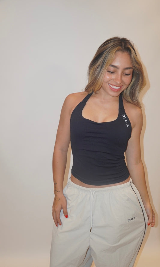 Rafaela Halter Top in Black