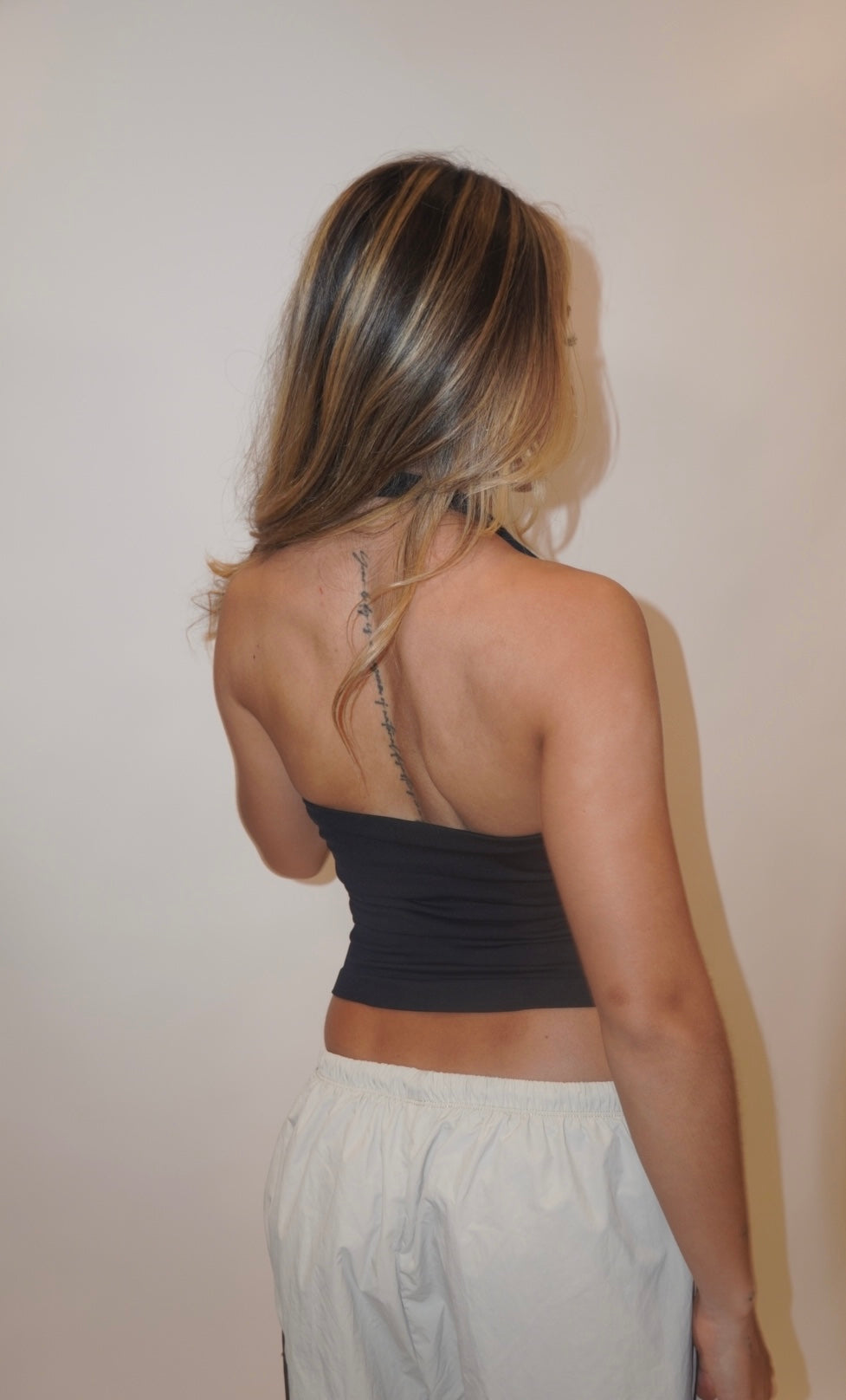 Rafaela Halter Top in Black