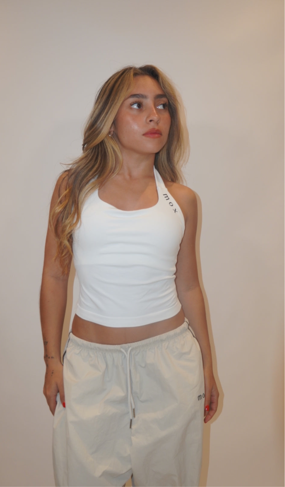 Rafaela Halter Top in White