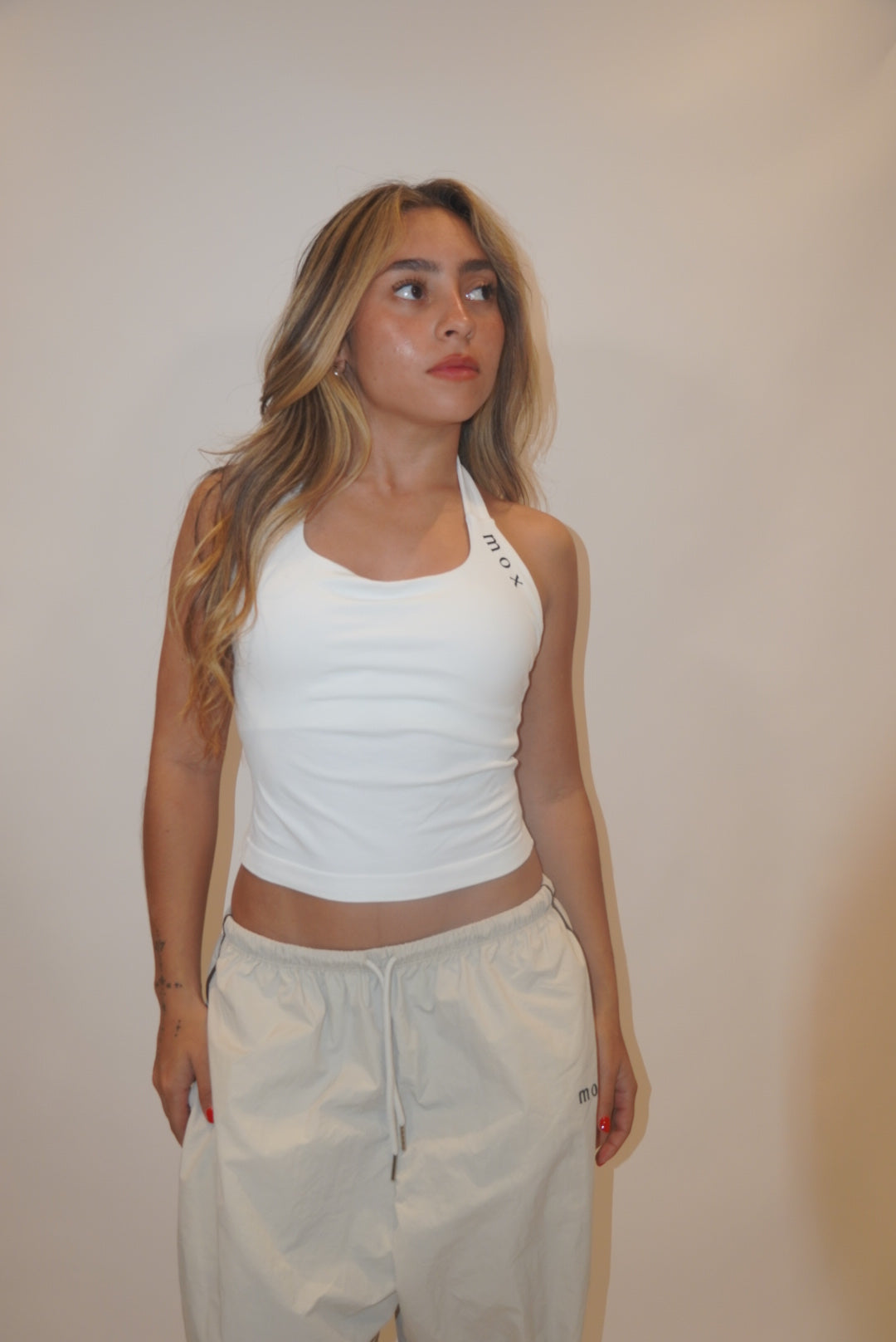 Rafaela Halter Top in White
